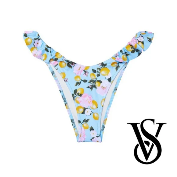VICTORIA'S SECRET SWIMRuffle Brazilian Bikini Bottom - Picture 1 of 3